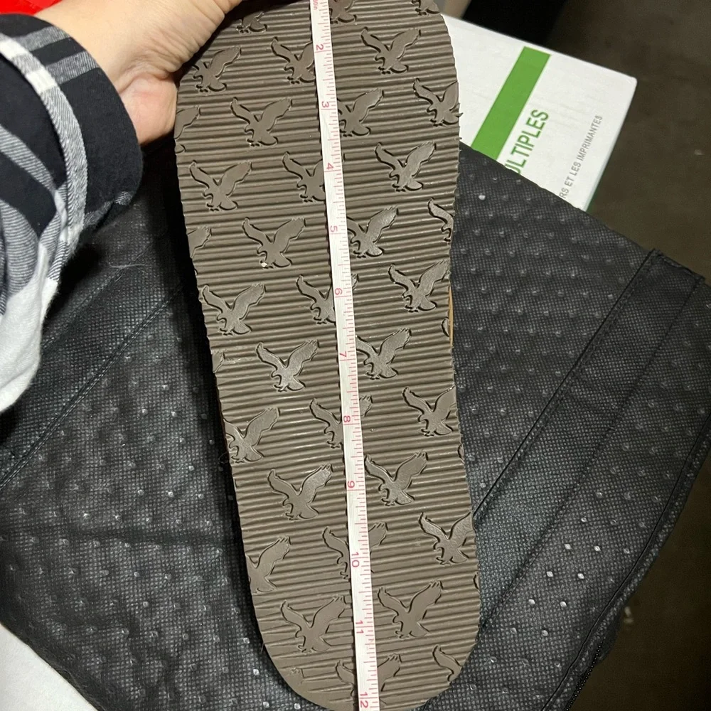 Rare American Eagle Leather Flipflops Men’s Size 13/14